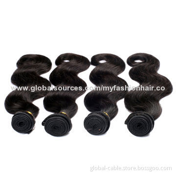 100% Brazilian Human Body Wave Hair Extensions, Can be DyedNew
